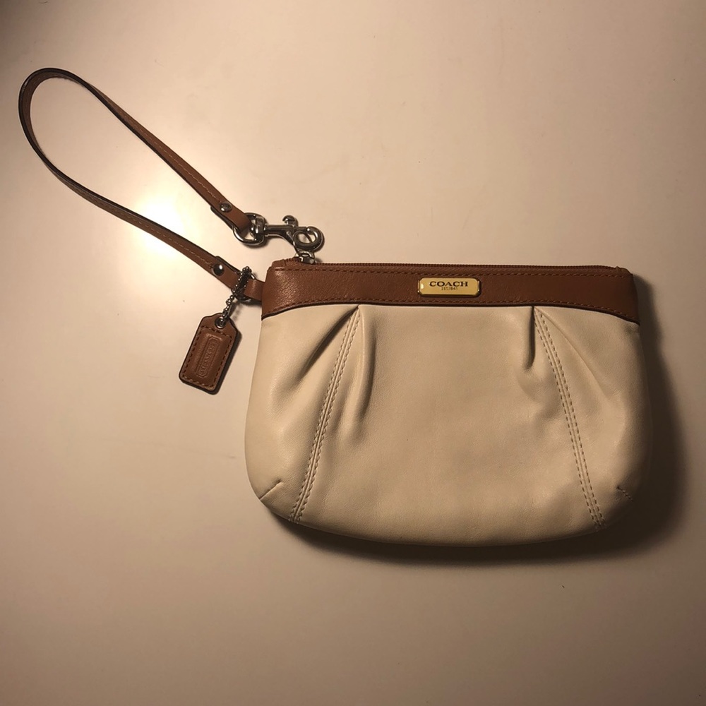 Coach Leather Wristlet
